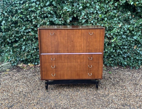 Vintage tola black cabinet - &,