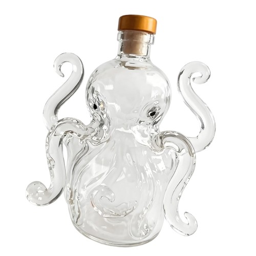 Clear display bottle brandy - bottle,