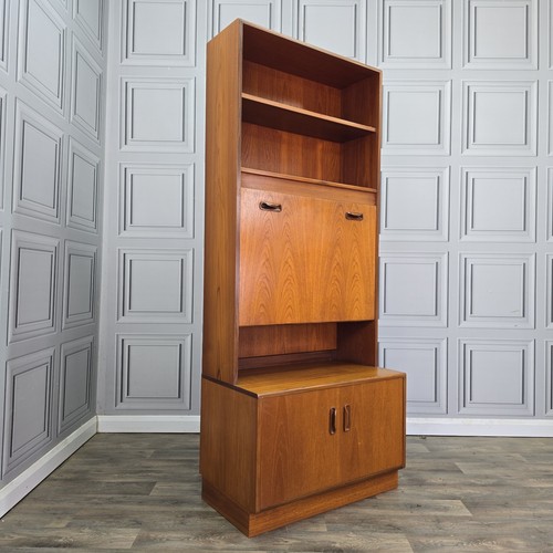 Vintage plan bookcase - g,