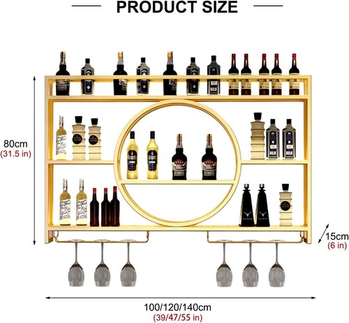 Wall mounted bar shelves - bar,