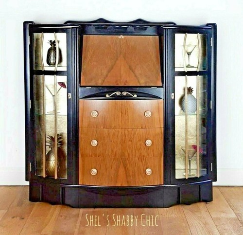 Vintage drinks cabinet art - drinks,